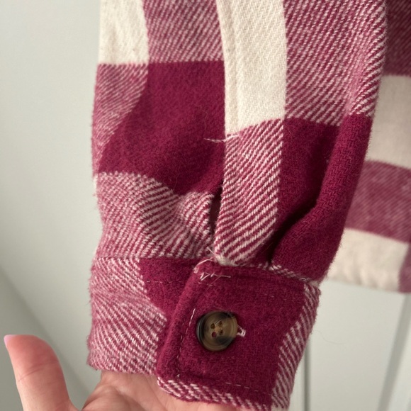 Pink Buffalo Check Shacket Jacket - Picture 5 of 5